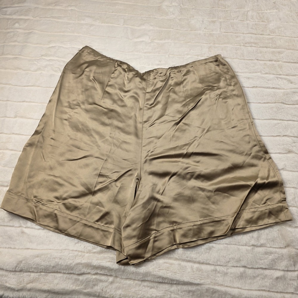 Ralph Lauren Purple Label Ainsworth Washed Satin Shorts Womens 14 $990